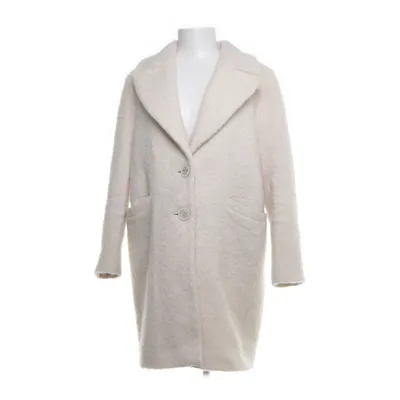 Frakke (Hvid) fra Massimo Dutti Mohair, Polyamid, Uld