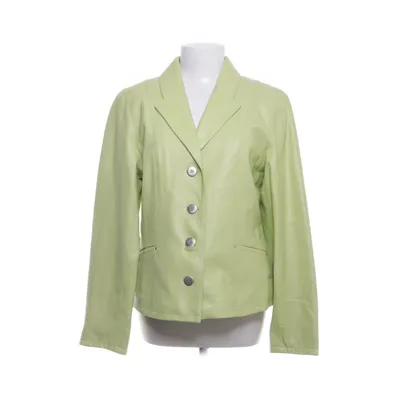 Leren blazer (Groen) van Jofama