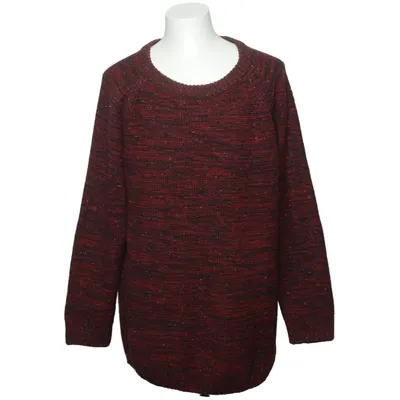 Sweater (Red, Black) from Homebound Acrylic, Cotton