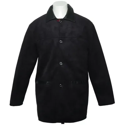 Shearlingjakke (Sort) fra AC Made In Italy