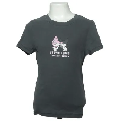 T-shirt (Grå) från H&M Bomull, Elastan