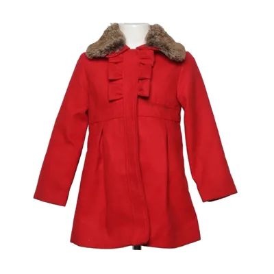 Coat (Red) from Bluezoo Acrylic, Polyester, Viscose