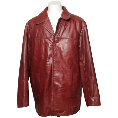 Leather jacket (Red) from Roco Baroco Leather, Polyester