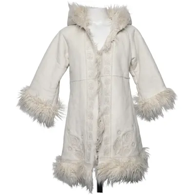 Vinterkappa (Vit) från Monsoon Akryl, Polyester