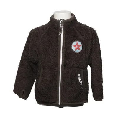 Fleece jacket (Brown) from Novastar Cotton, Polyester