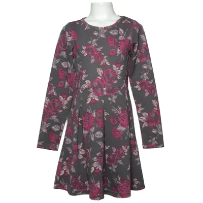 Kjole (Grå, Pink, Flerfarvet) fra Me Too Elastan, Polyester