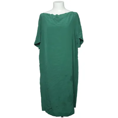 Robe (Vert) de Rue Blanche Soie