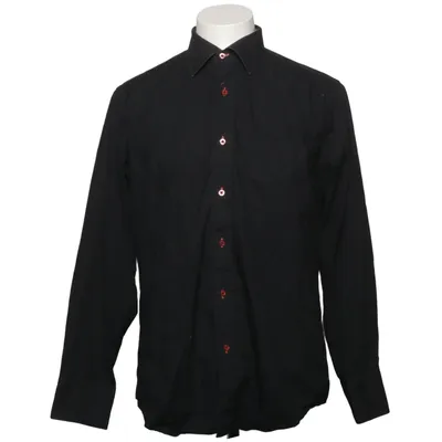 Shirt (Zwart) van John F Kay Katoen
