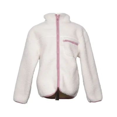 Fleece jacket (White) from Kids Polyester