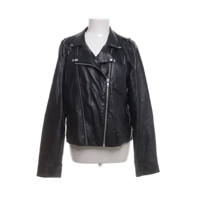 Biker jacket (Black) from The Black Label Collection Lager 157 Polyester, Polyurethane