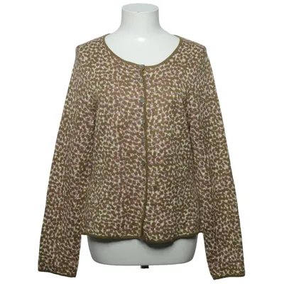 Cardigan (Brun, Flerfarvet) fra K & US Linned, Viscose