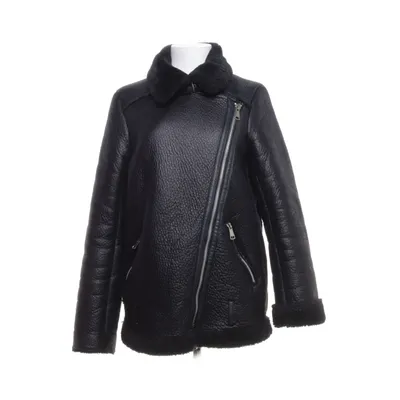 Shearlingjacka (Svart) från Les Soeurs Polyester, Polyuretan