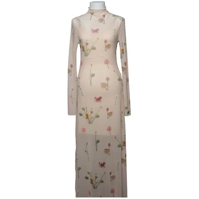 Långklänning (Beige, Flerfärgad) från Aéryne Elastan, Polyester