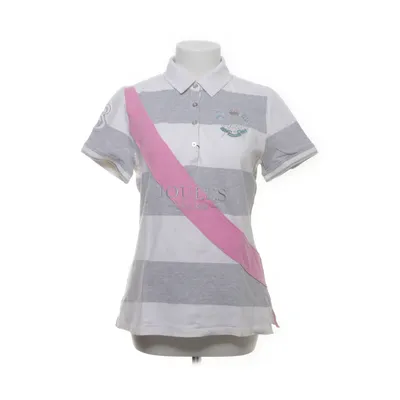 Pikétröja (Vit, Grå, Rosa) från Joules Bomull, Elastan