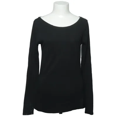 T-shirt à manches longues (Noir) de Zalando Essentials Coton, Élasthane