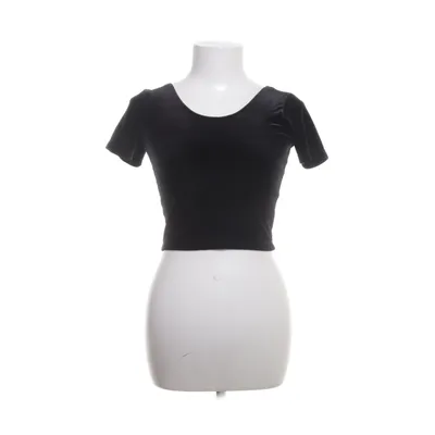 Crop top (Svart) från American Apparel Elastan, Polyuretan