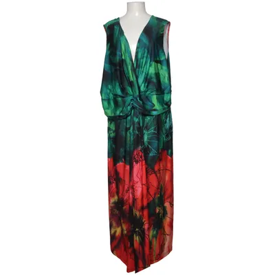 Jurk (Groen, Rood, Meerkleurig) van Ulla Popken Elastaan, Polyester