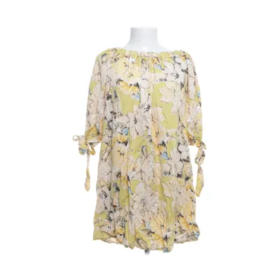 Dress (Yellow, Multicolored) from New Style Viscose