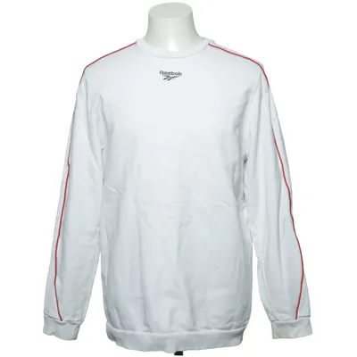 Collegetröja (Vit, Röd) från Reebok Classic Bomull