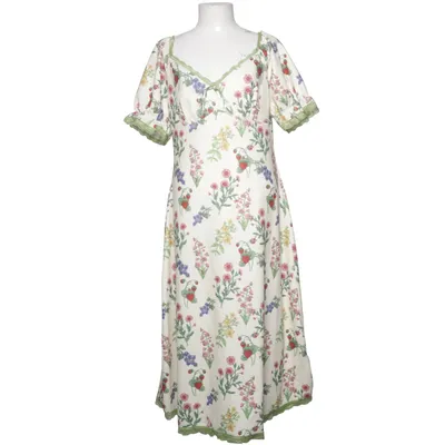 Klänning (Beige, Flerfärgad) från Cider Elastan, Polyester