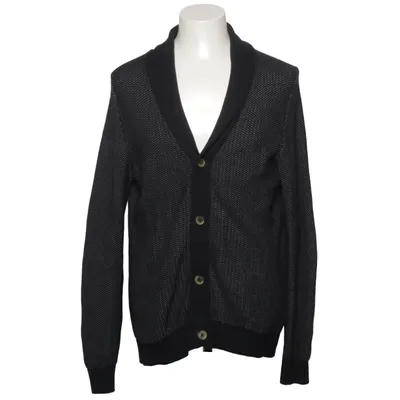 Cardigan (Gray, Black) from Lindbergh Cotton