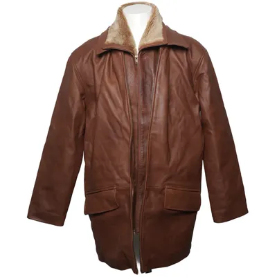 Veste en cuir (Marron)