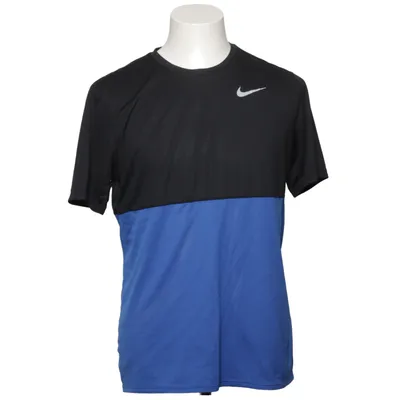 T-shirt (Zwart, Blauw) van Nike Running Polyester