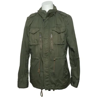 Veste safari (Vert) de Schott NYC Coton