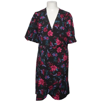 Wrap dress (Black, Multicolored) from Simply Be Polyester