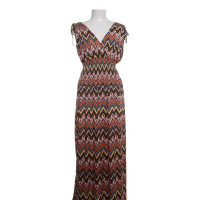 Maxi dress (Orange, Multicolored) from Sweet & Girl Elastane, Viscose