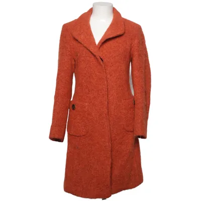 Coat (Orange) from DinoModa Alpaca wool, Polyamide