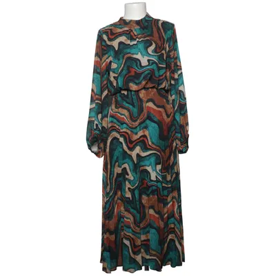 Maxikleid (Blau, Braun, Mehrfarbig) von Blue Vanilla Elasthan, Polyester, Viskose