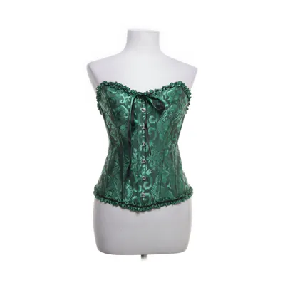 Corset (Green, Black) Polyester