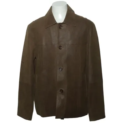 Läderjacka (Brun) från Prince Skinn, Polyester