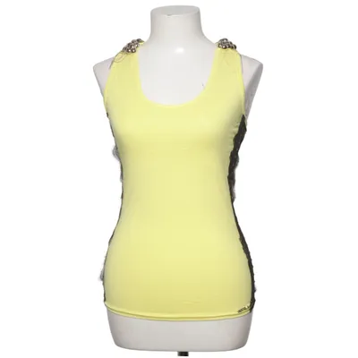 Tanktop (Geel, Zwart) van Koucla Elastaan, Viscose