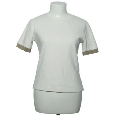 T-shirt (White) from Zara Cotton, Elastane, Polyester
