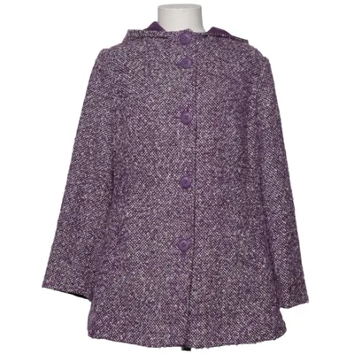 Jacke (Lila, Weiß) von Collection L. Polyester, Wolle