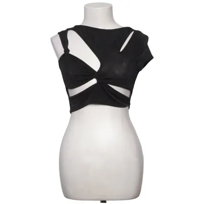 Crop top (Sort) fra AsYou Elastan, Polyester