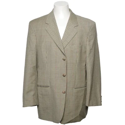 Blazer (Beige, Bruin) van Vunic Viscose, Wol