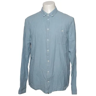 Chemise en jean (Bleu) de Blend Denim Coton, Lin