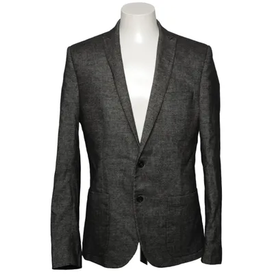 Kavaj (Grå) från Theo Bomull, Elastan, Polyester, Viskos