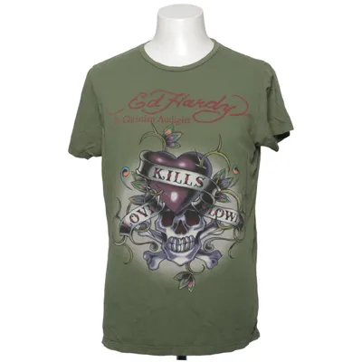 T-shirt (Love Kills Slowly) de Ed Hardy by Christian Audigier Coton