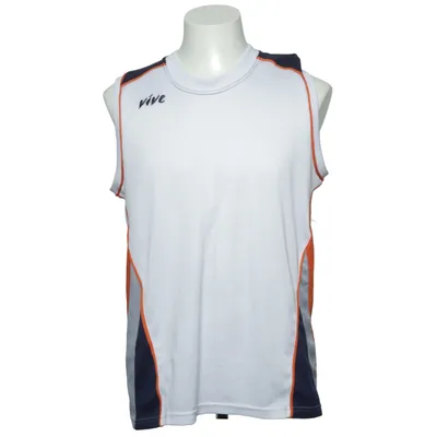 Basketbalshirt (Wit, Blauw, Oranje, Grijs) van Vive Polyester