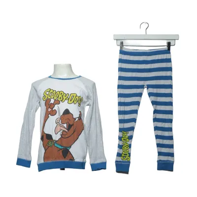 Pyjamas (Blå, Grå, Vit, Brun) från Scooby-Doo Bomull, Polyester