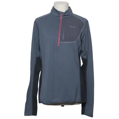Fleece sweater (Blue, Gray) from Rab Merino wool, Polyester