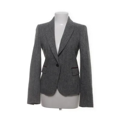 Blazer (Brun, Rød) fra Zara Basic Uld