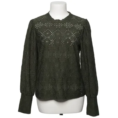 Bluse (Grøn) fra Object Elastan, Genanvendt polyester