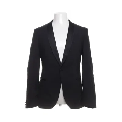 Smoking blazer (Zwart) van Hugo Hugo Boss Wol, Elastaan, Zijde, Viscose, Acetaat