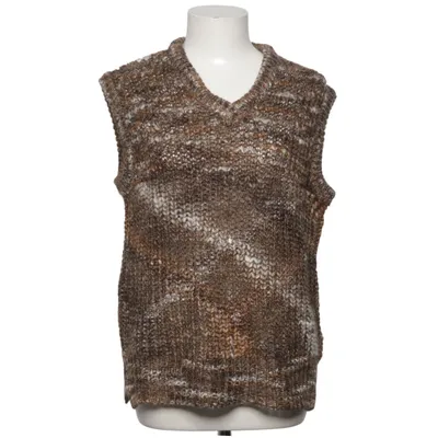 Pull sans manches (Marron, Blanc, Multicolore) de I Say Acrylique, Laine d'alpaga, Fibre métallique, Polyester