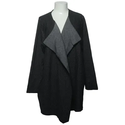 Cardigan (Noir, Blanc) de Gina Laura Acrylique, Coton
